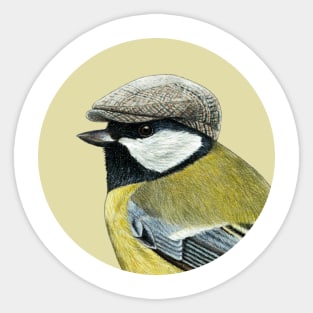 Great tit Sticker